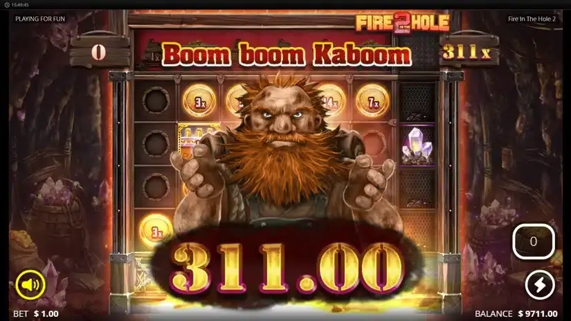 Fire in the Hole 2 slot screenshot 