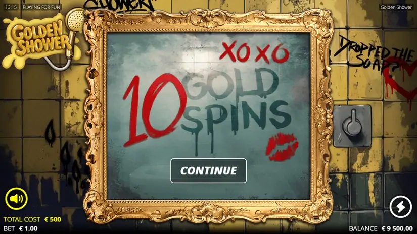 Golden Shower slot screenshot 3