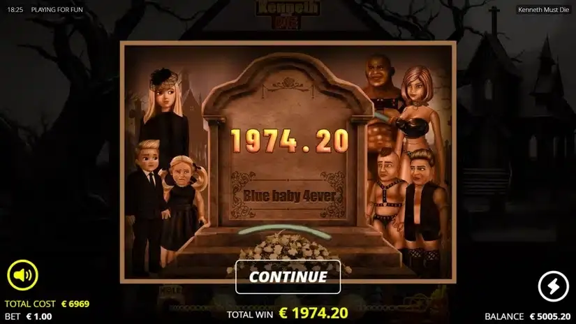 Kenneth Must Die slot screenshot 