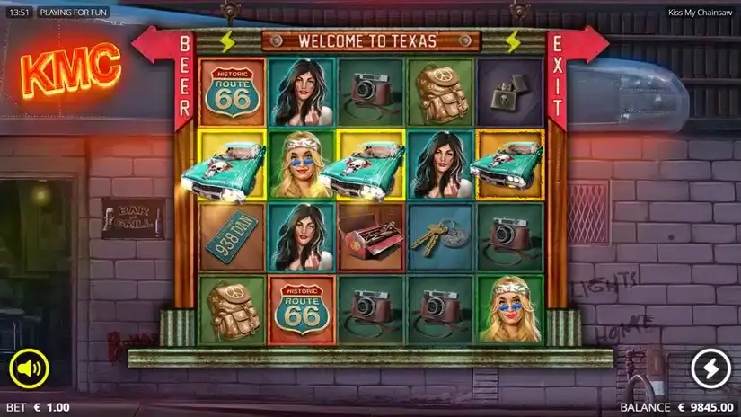 Kiss My Chainsaw slot screenshot 2