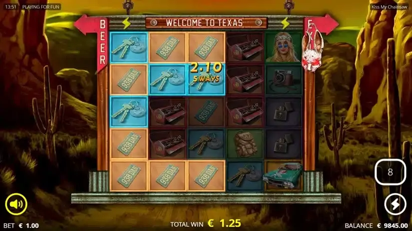 Kiss My Chainsaw slot screenshot 4