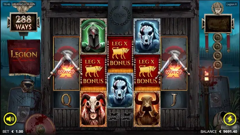 Legion X slot screenshot 3