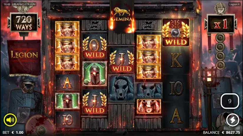 Legion X slot screenshot 7