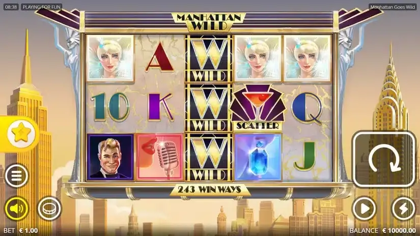 Manhattan Goes Wild slot screenshot 1