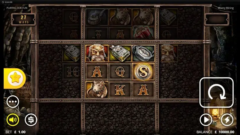 Misery Mining slot screenshot 