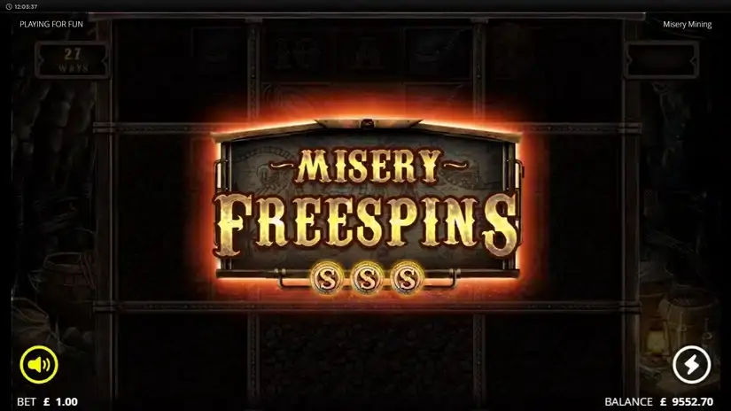 Misery Mining slot screenshot 4