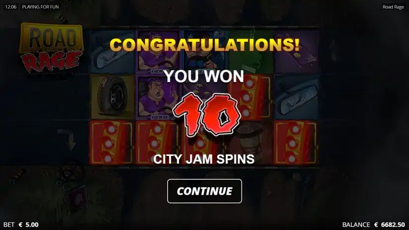 Road Rage slot screenshot 5