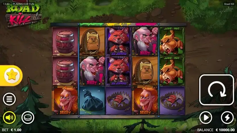 Roadkill slot screenshot 