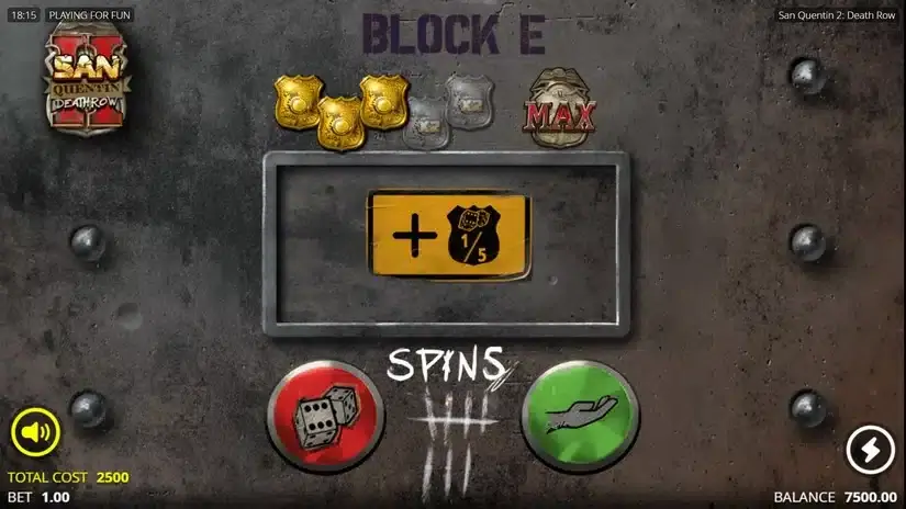 San Quentin 2: Death Row slot screenshot 4