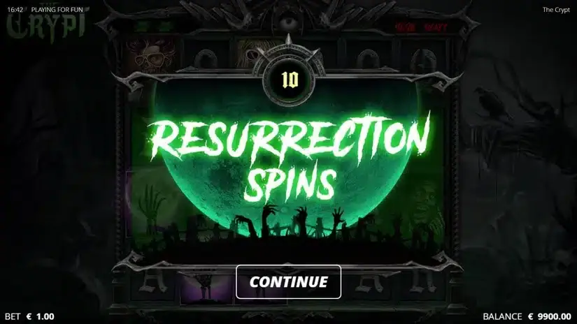 The Crypt slot screenshot 3