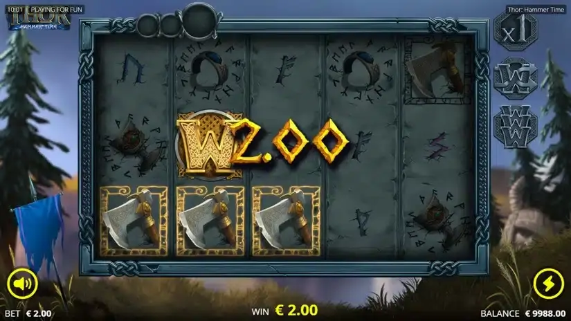 Thor Hammer Time slot screenshot 2