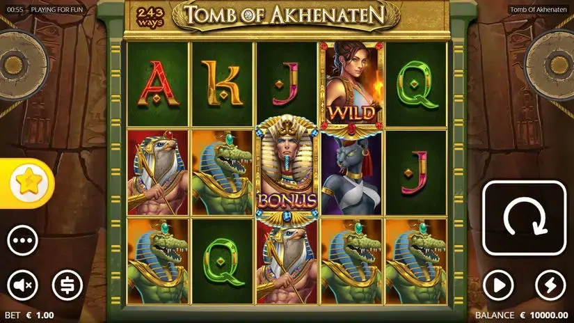 Tomb of Akhenaten slot screenshot 1