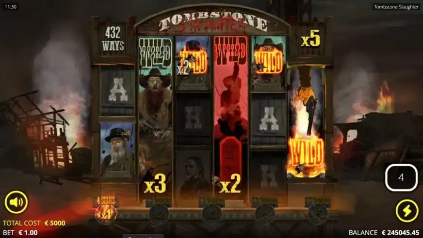 Tombstone Slaughter: El Gordo’s Revenge slot screenshot 