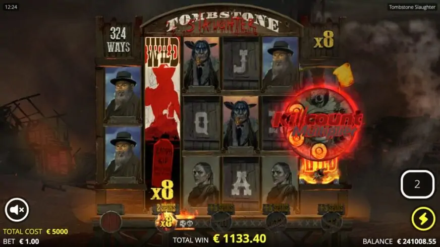 Tombstone Slaughter: El Gordo’s Revenge slot screenshot 7