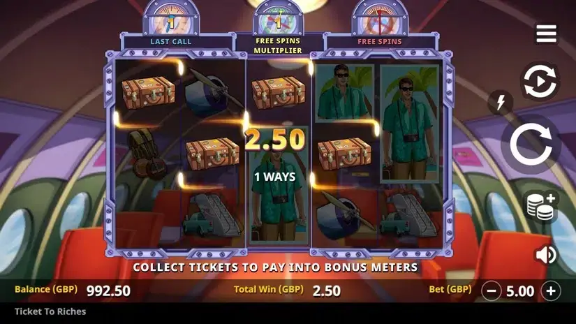 Ticket to Riches slot screenshot 2