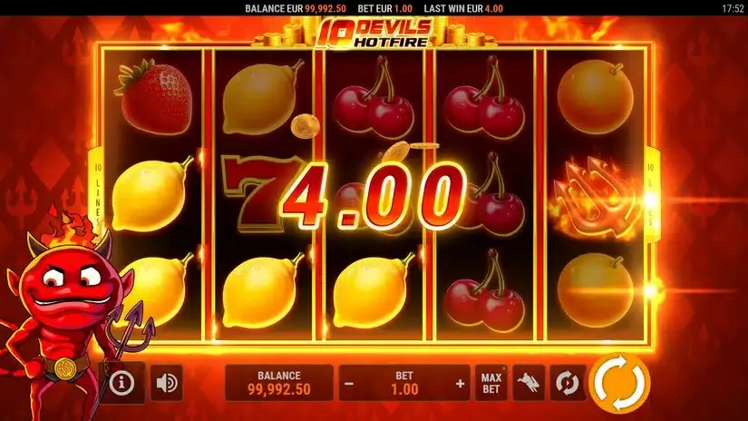 10 Devils Hotfire slot screenshot 3
