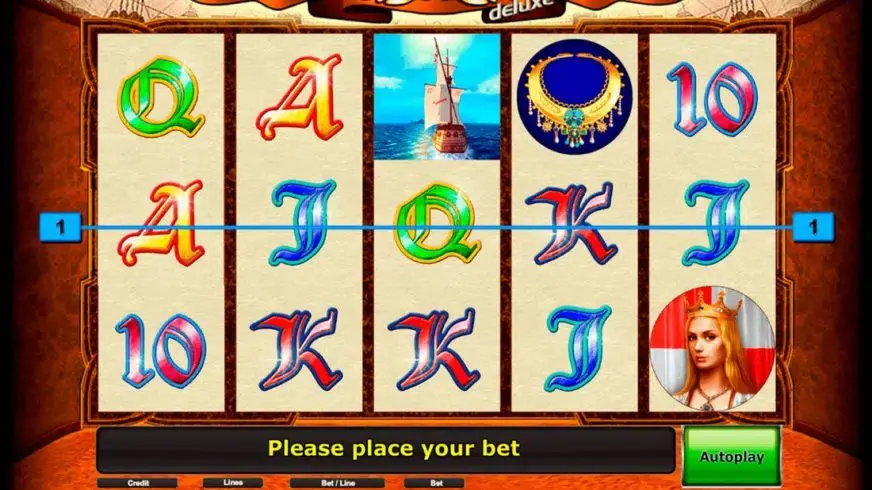 Columbus Deluxe slot screenshot 1