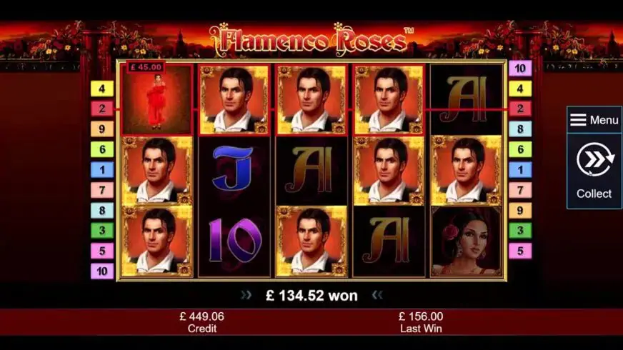 Flamenco Roses slot screenshot 1