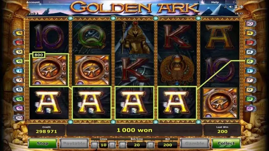Golden Ark slot screenshot 1