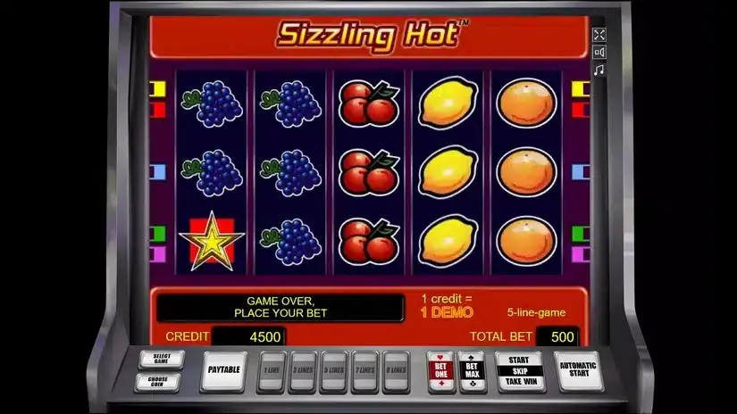 Sizzling Hot slot screenshot 1