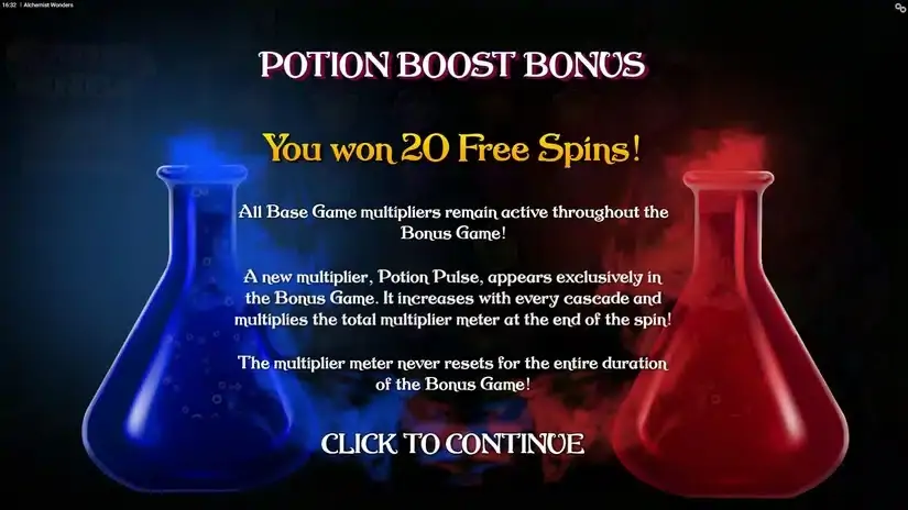 Alchemist Wonders slot screenshot 3