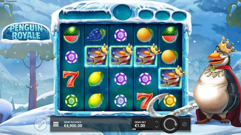 Penguin Royale slot screenshot 2