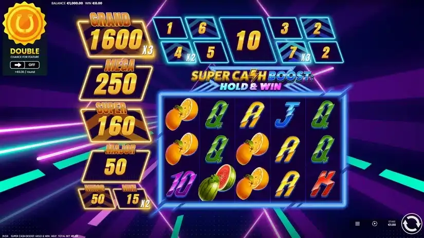 Super Cash Boost Hold & Win slot screenshot 1