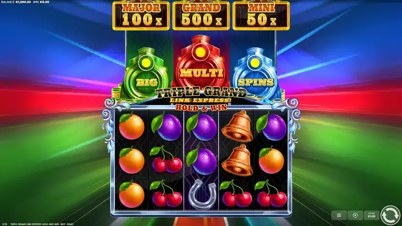 Triple Grand Link Express slot screenshot 