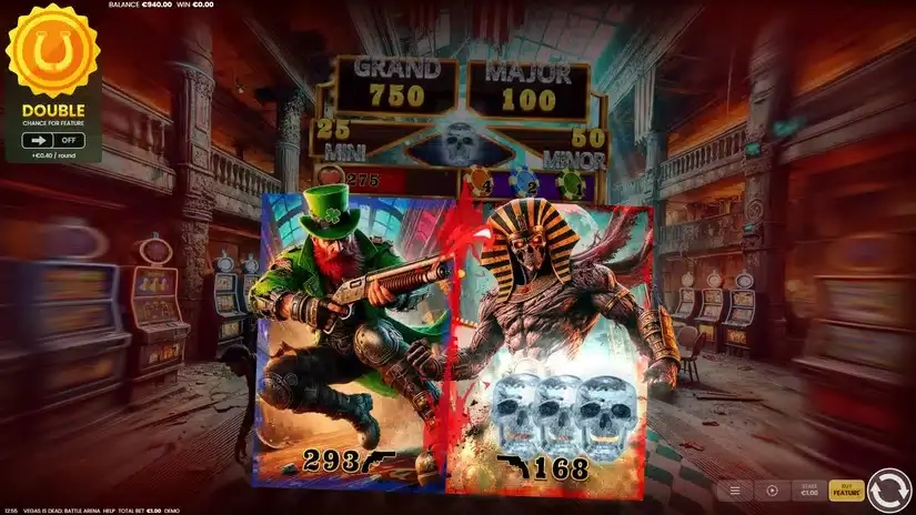 Vegas is Dead: Battle Arena slot screenshot 