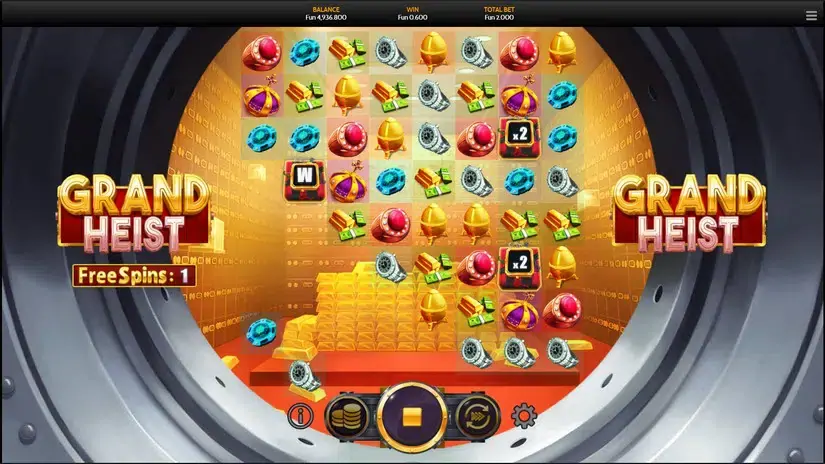 Grand Heist slot screenshot 5