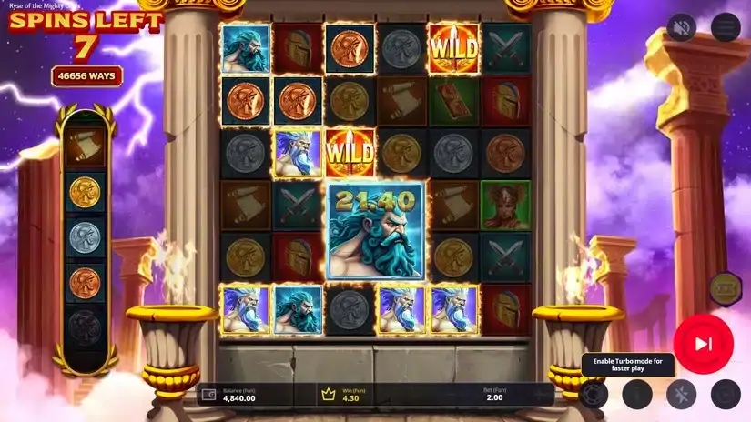 Ryse of the Mighty slot screenshot 5