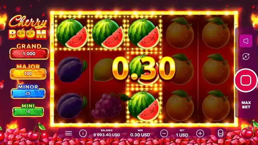 Cherry Boom slot screenshot 2