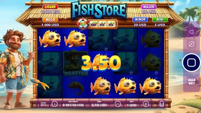 Fish Store slot screenshot 2
