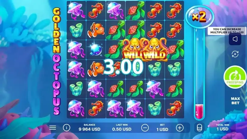 Golden Octopus slot screenshot 4