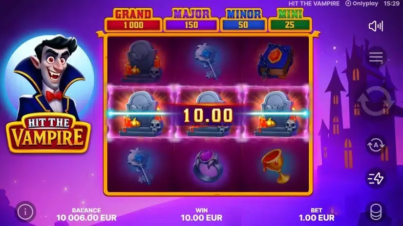 Hit the Vampire slot screenshot 2