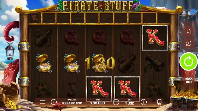 Pirate Stuff slot screenshot 3