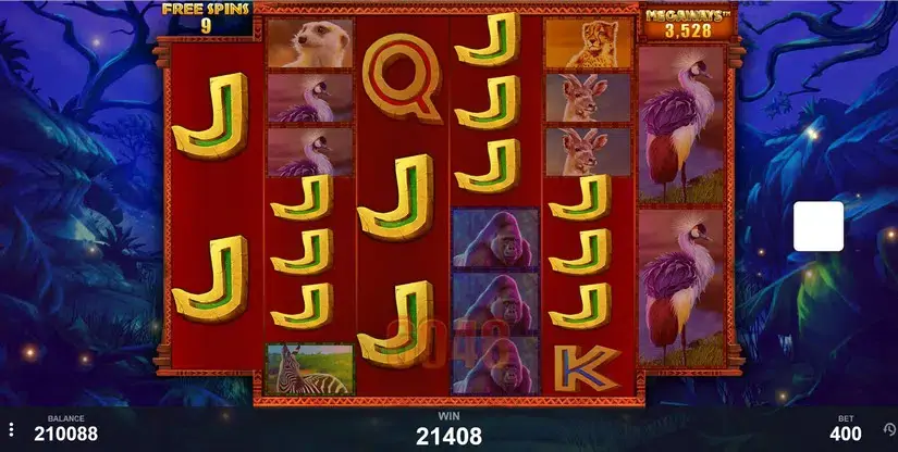 Rumble Rhino Megaways slot screenshot 4