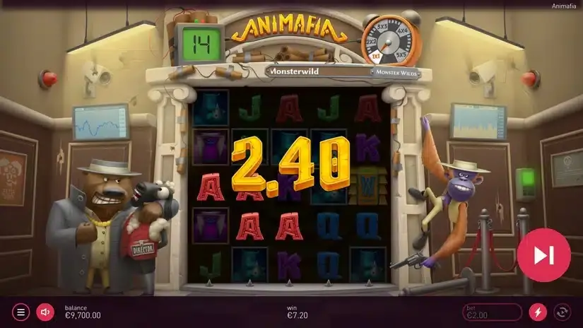Animafia slot screenshot 4