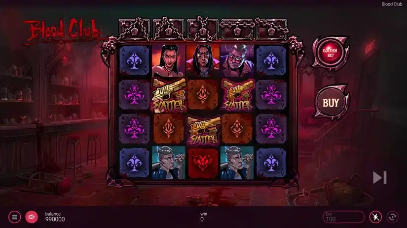 Blood Club slot screenshot 2