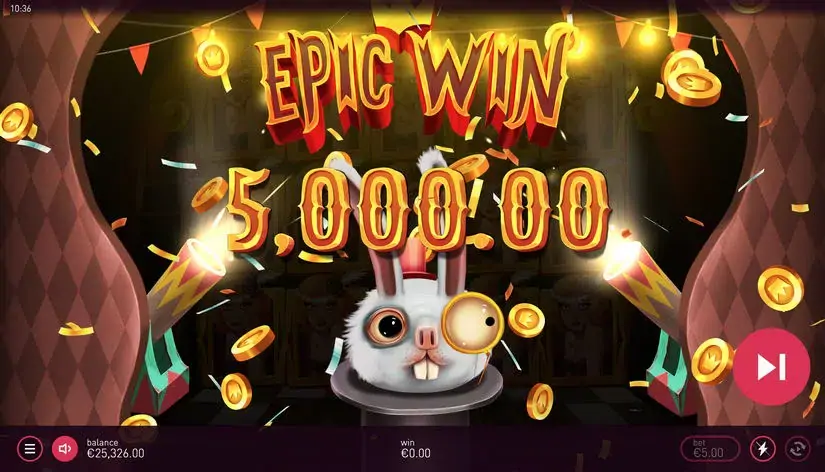 D’Cirque slot screenshot 4