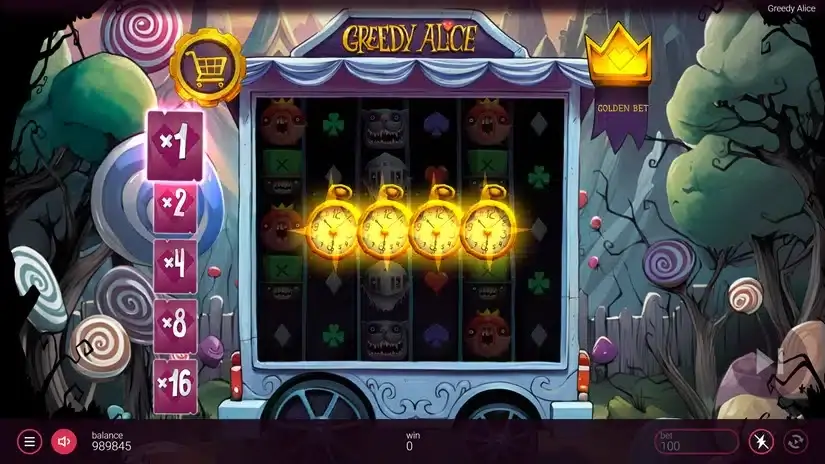 Greedy Alice slot screenshot 4