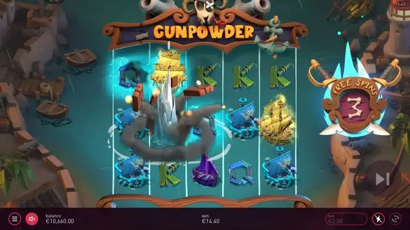 Gunpowder slot screenshot 