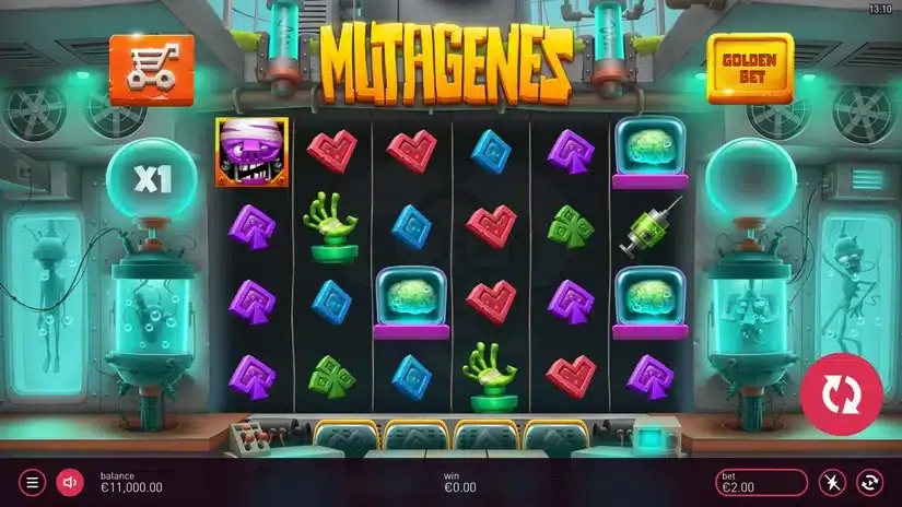 Mutagenes slot screenshot 