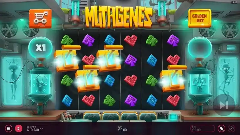 Mutagenes slot screenshot 2
