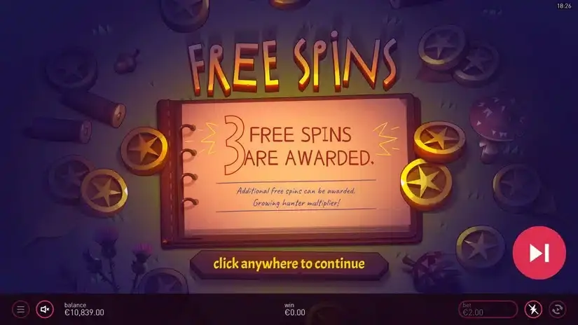 Peter Hunter slot screenshot 3