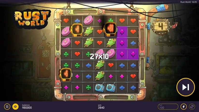 Rust World slot screenshot 4