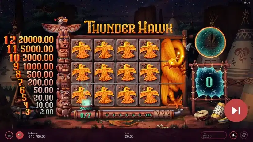 Thunder Hawk slot screenshot 3