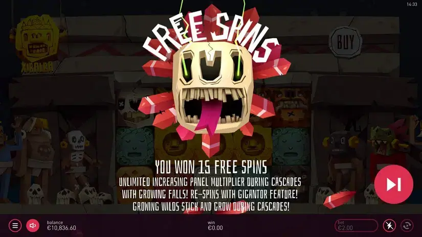 Xibalba slot screenshot 5