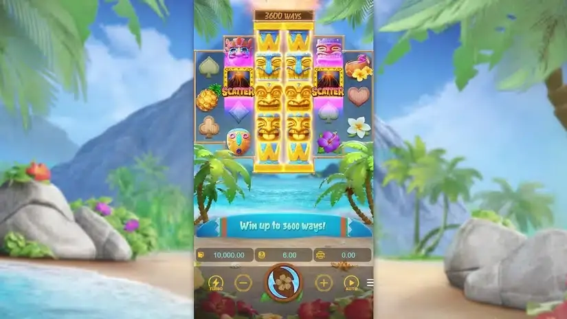 Hawaiian Tiki slot screenshot 