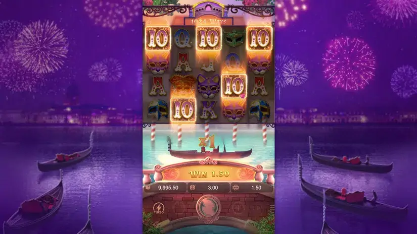 Mask Carnival slot screenshot 1